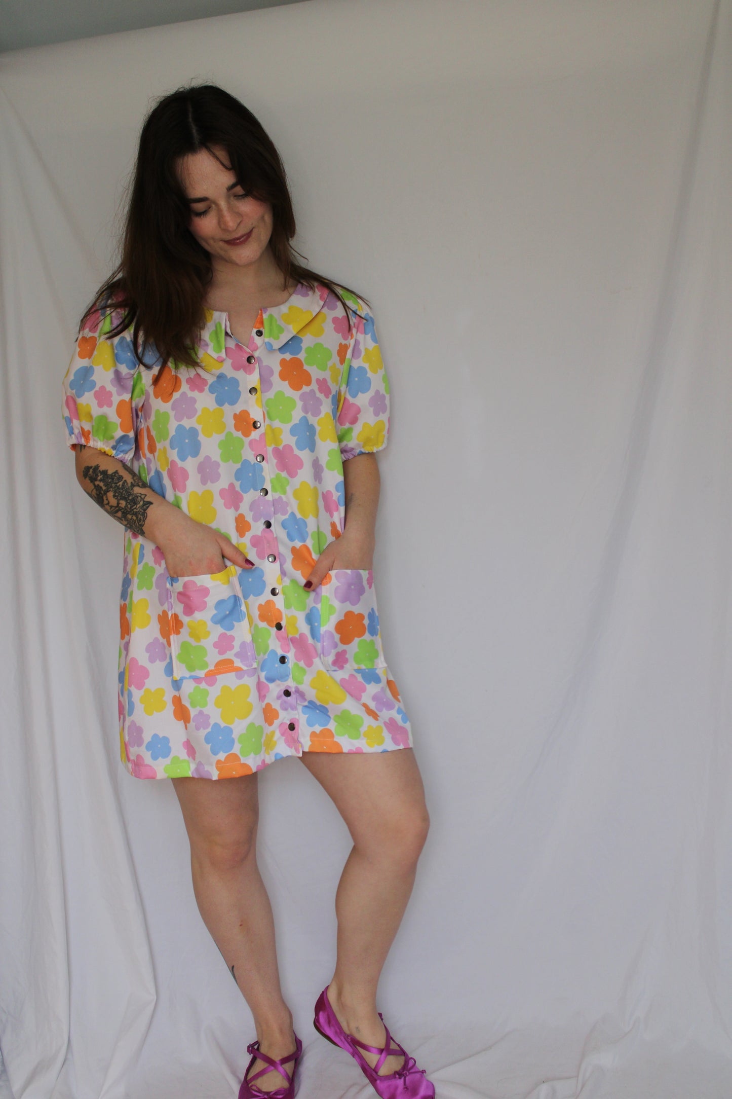 Charlie Dress - Pastel Garden