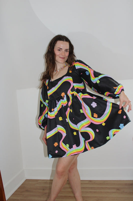 Long Sleeve Bea Dress | Rainbow Road