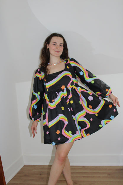 Long Sleeve Bea Dress | Rainbow Road