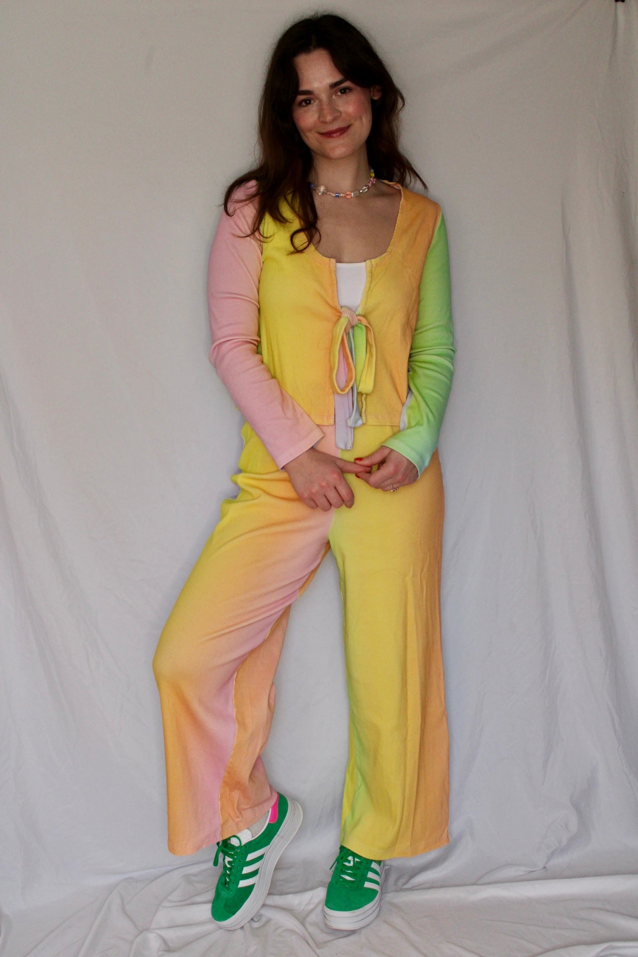 Zoey Pants | Bright Rainbow