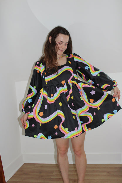 Long Sleeve Bea Dress | Rainbow Road