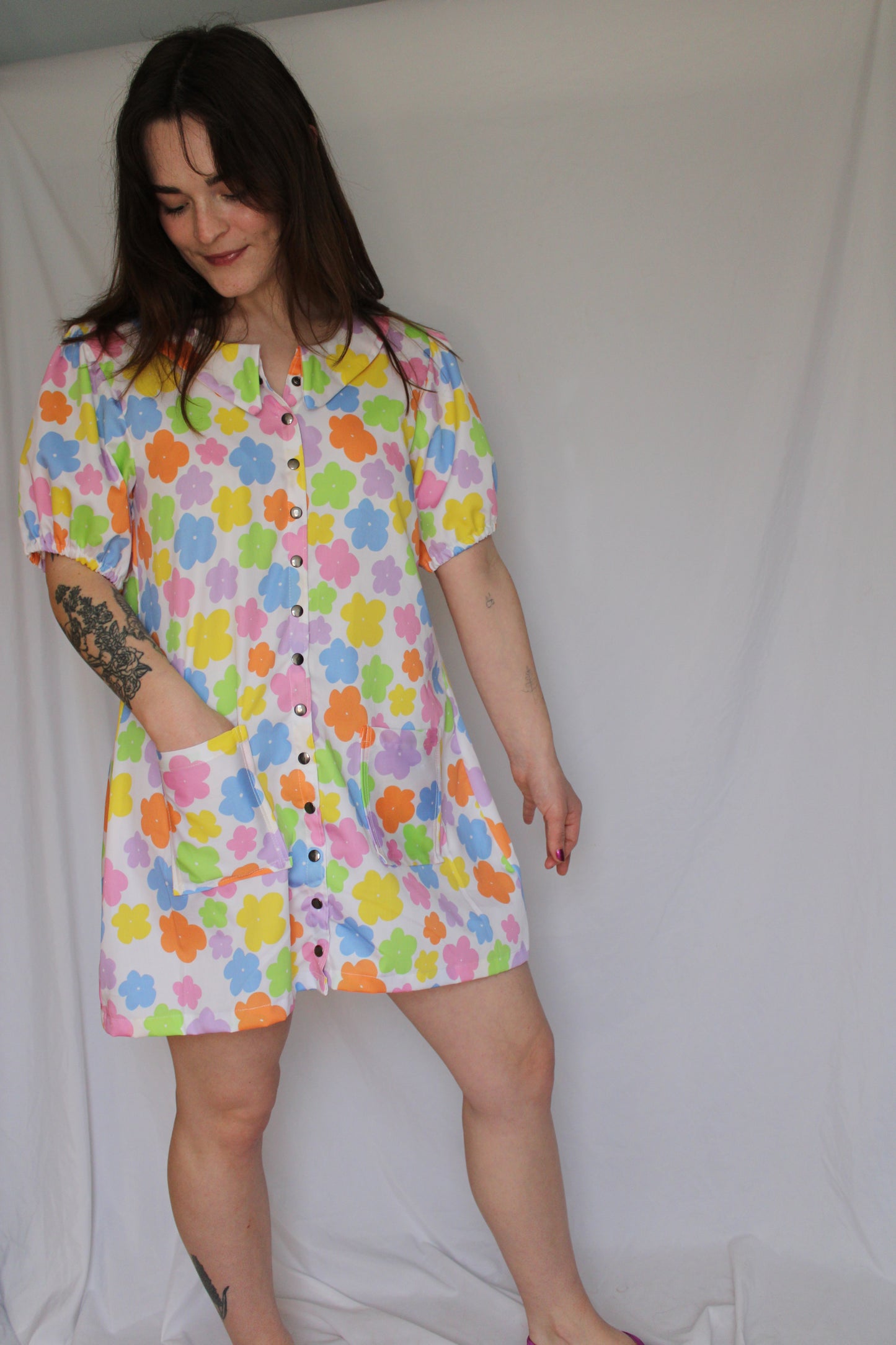 Charlie Dress - Pastel Garden