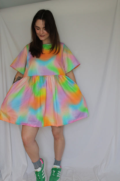 Junie Dress - Rainbow Sky