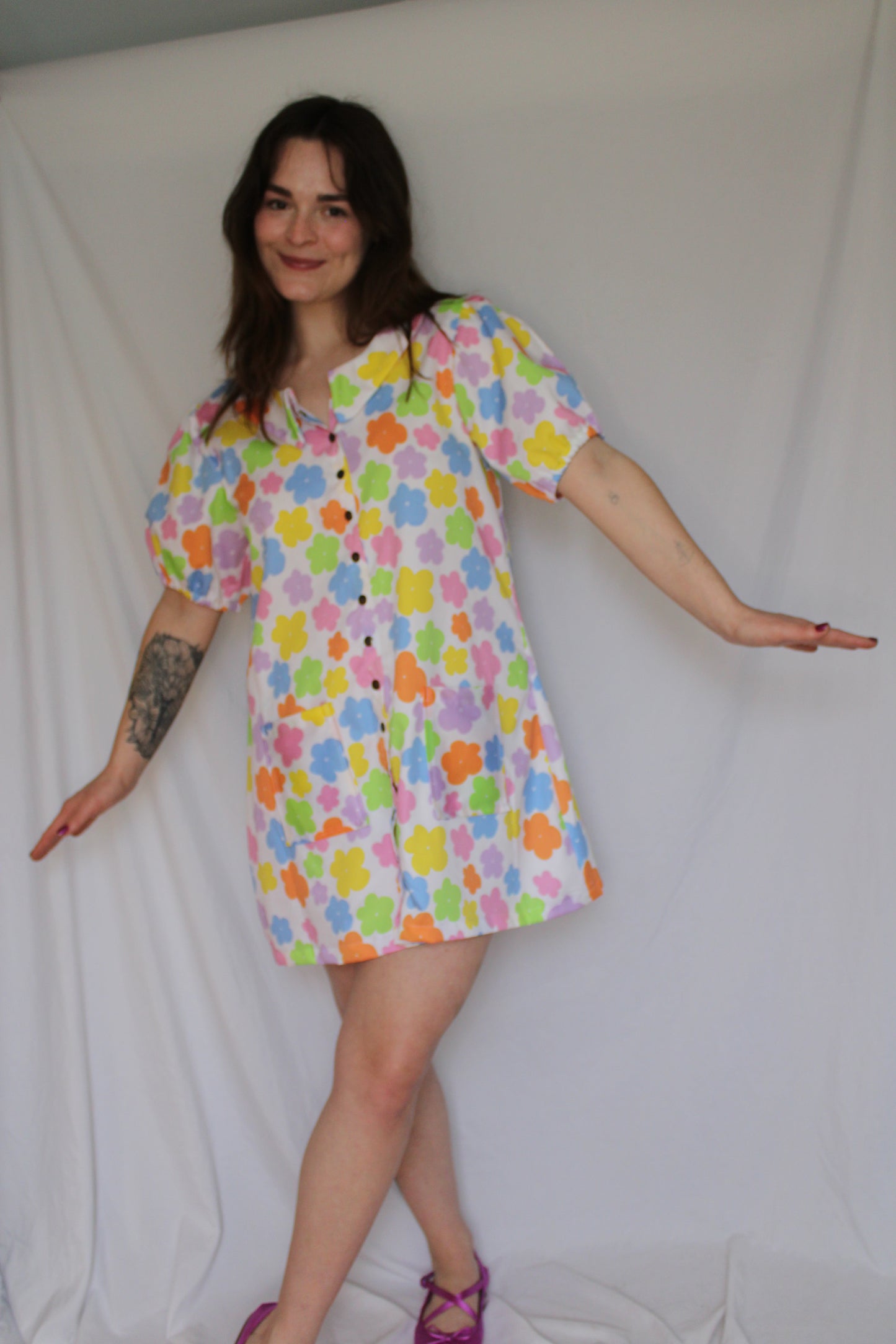 Charlie Dress - Pastel Garden