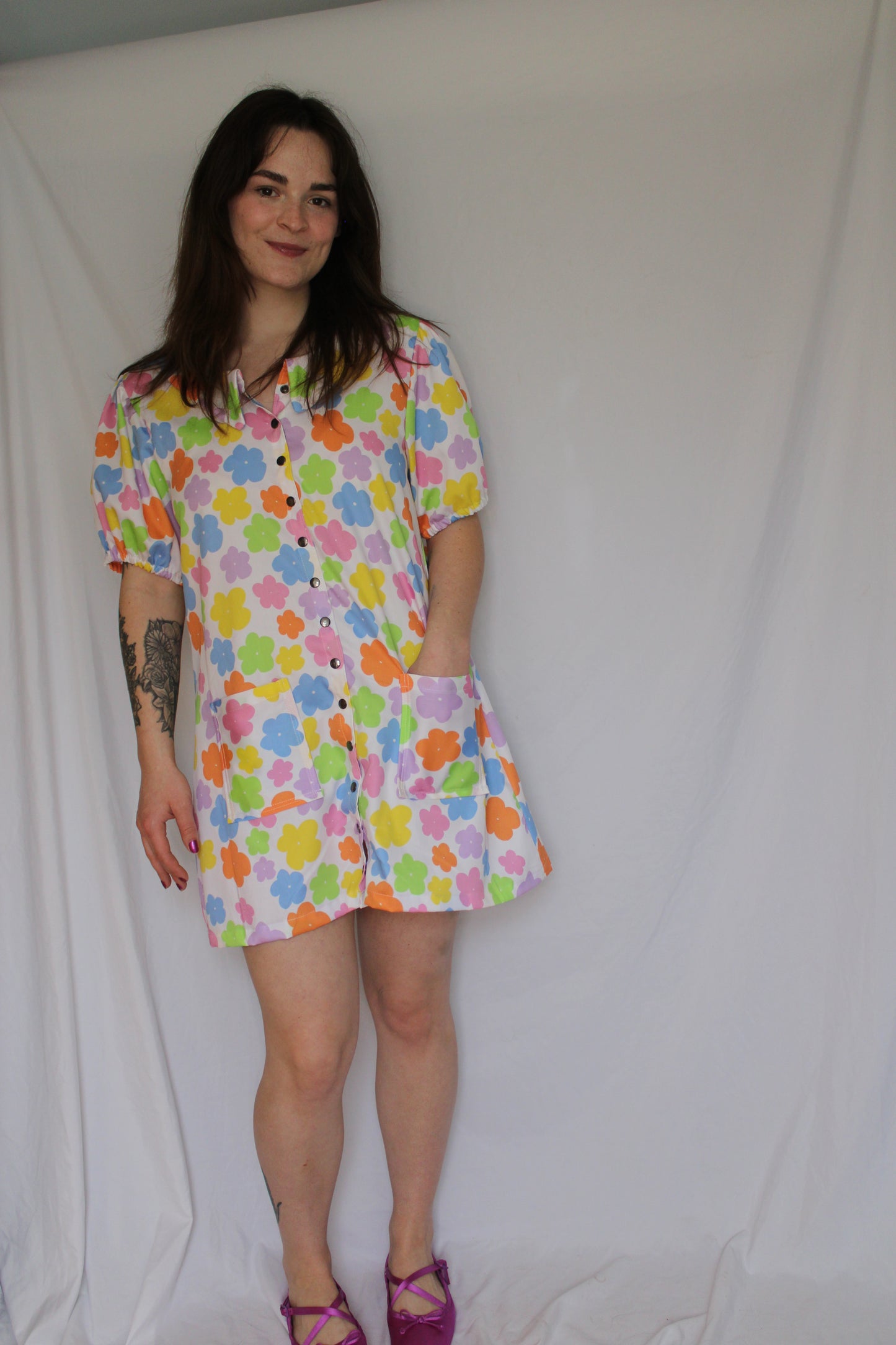 Charlie Dress - Pastel Garden