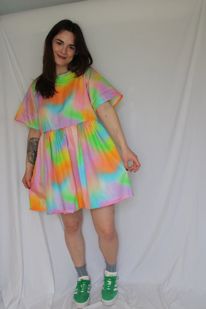 Junie Dress - Rainbow Sky