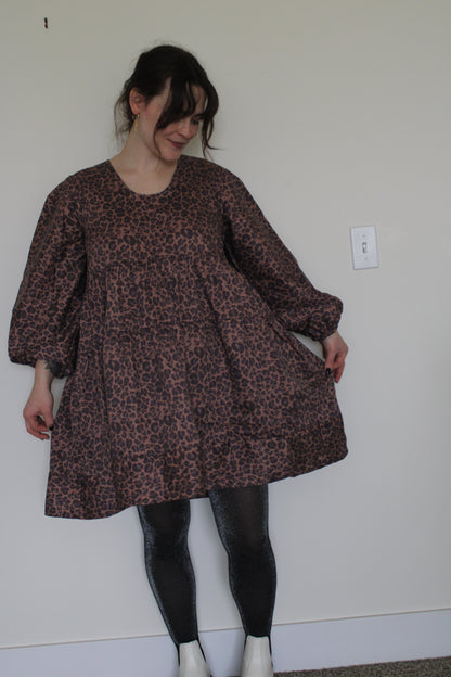 Harper Dress | Leopard