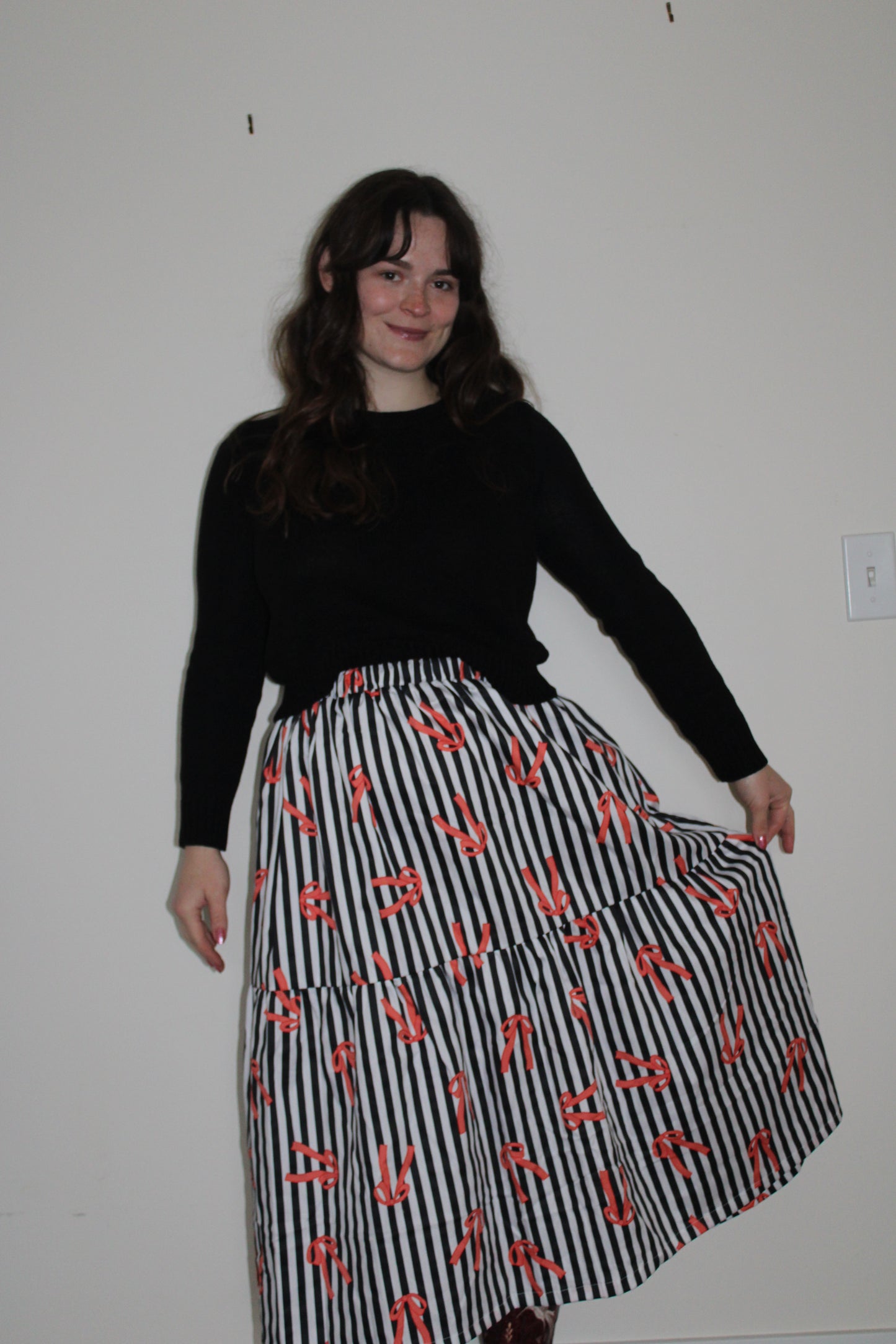 Lola Skirt | Stripes + Bows